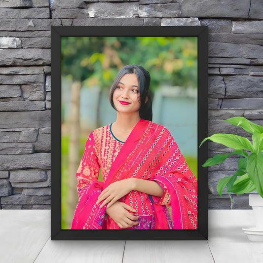 Photo Frame #4 | A4 | Black | Wall Mount